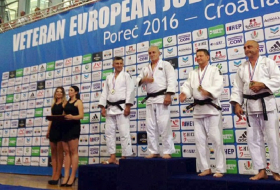 Azerbaijani veteran judo fighter wins European gold